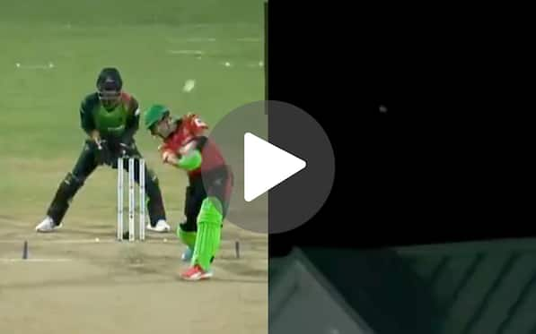 [Watch] KKR Star Rahmanullah Gurbaz Hits A Six To The Stadium's Roof In CPL 2024